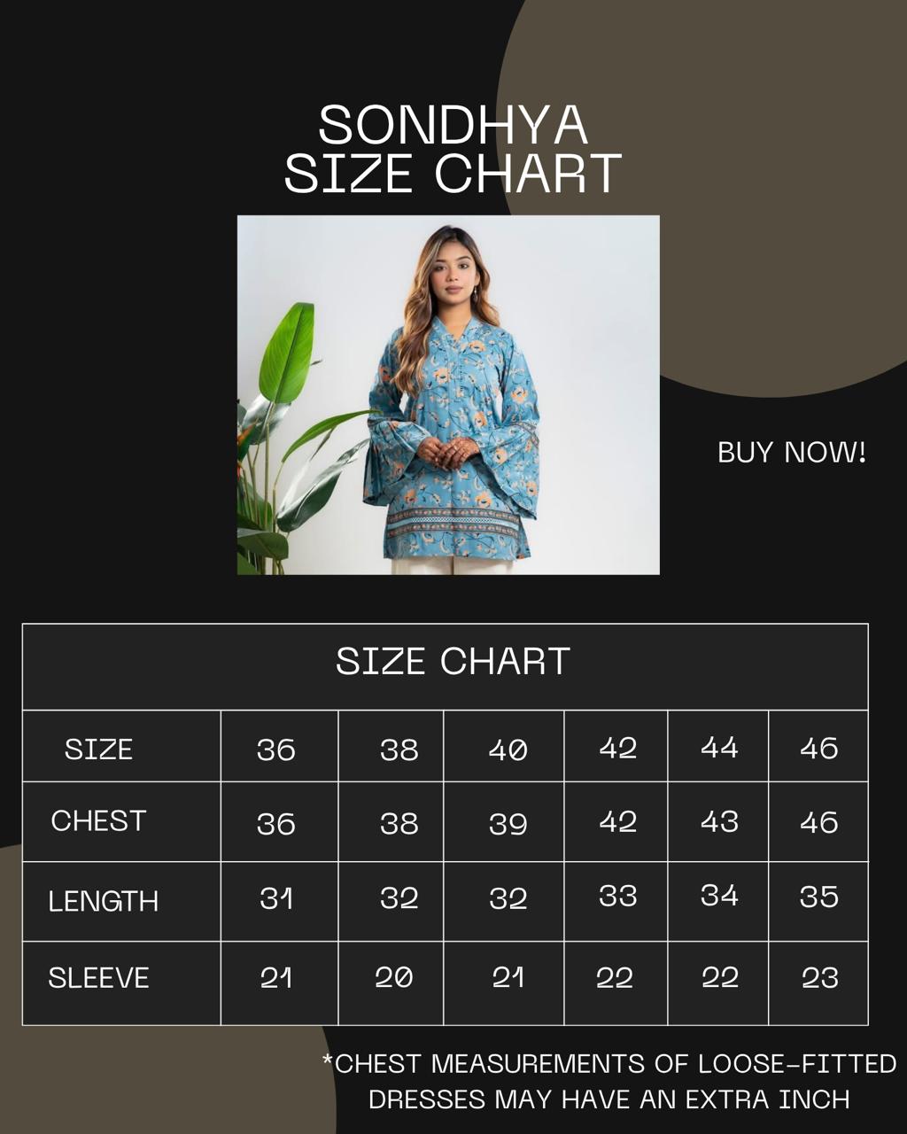 sondhya kurti kutaj size chart sondhya kurti kutaj size chart